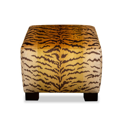 Tigre Max Square Ottoman - Silk