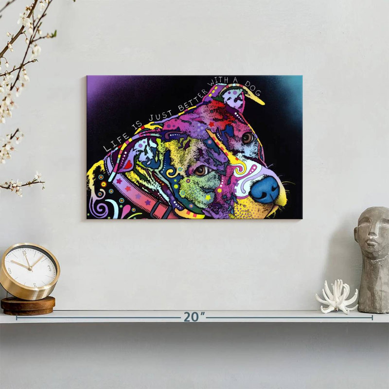 Brampt Life Is Just Better, 8" H x 12" W