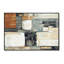 Art mural Briggs, conception moderniste abstraite multicolore, toile 48 x 72