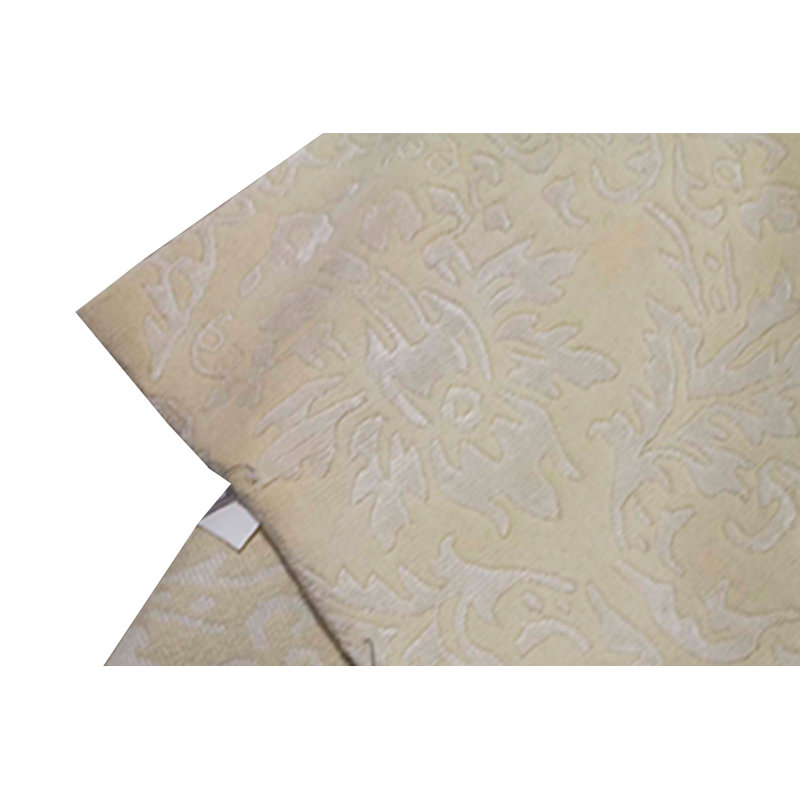 Damask Area Rug in Beige