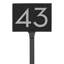 Floating 1-Line Lawn Address Sign-669038235-659383323-669034564