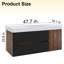 Meuble-lavabo mural moderne 48 po avec lavabo simple en quartz-1343519611