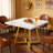 Vintage Square Coffee Table, Multifunctional Kitchen Dining Table, Table Only