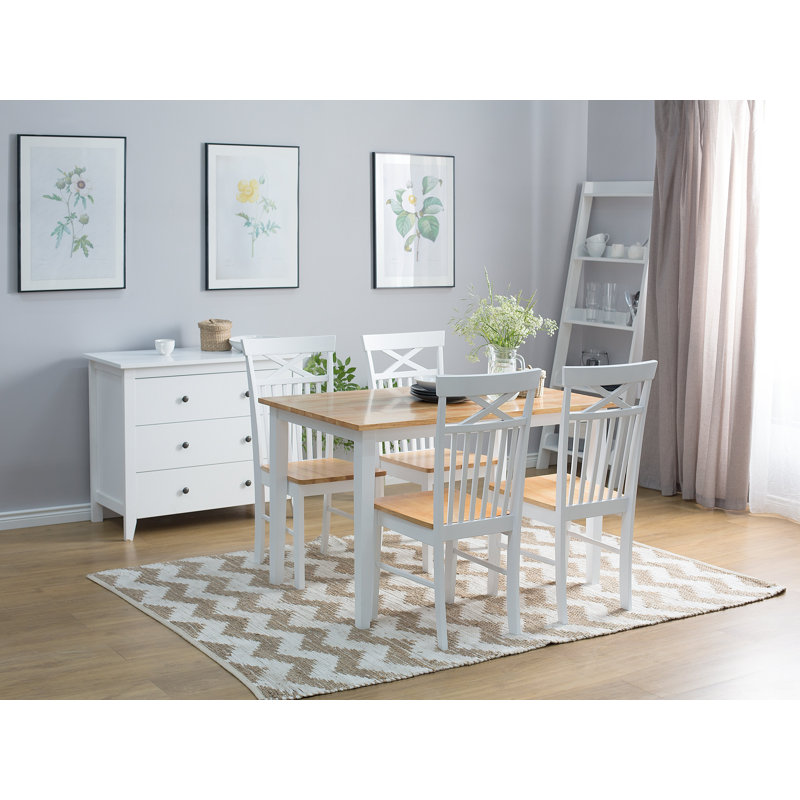 Rabun Solid Wood Dining Table, H74 x L120 x W75cm