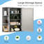 Amoriel Surface Framed Mirrored Bathroom Cabinets with Mirror-851020850