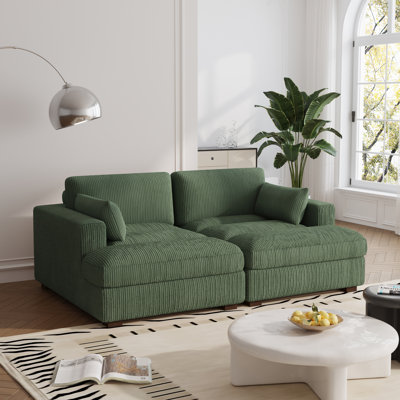 Nyerere 123.24" Upholstered Sofa
