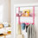 Rangement au-dessus de la porte avec 16 crochets et paniers en maille - Solution de rangement robuste pour les serviettes, les manteaux et les vêtements - Convient aux portes de salle de bain, de salon et de chambre à coucher