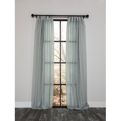 Belasquez Semi Sheer Curtain Single Panel
