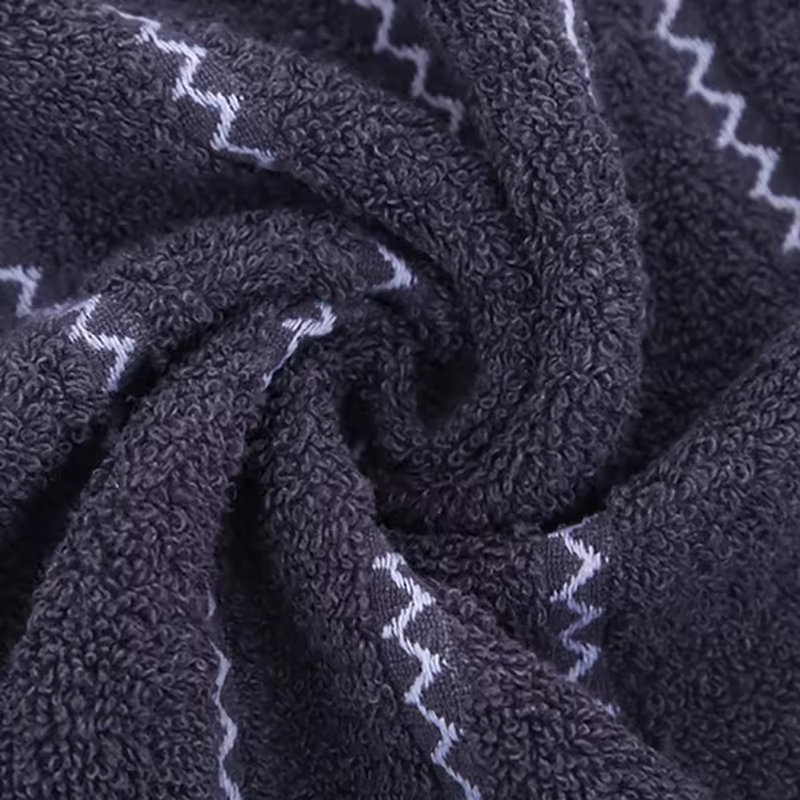 1Pcs de grandes serviettes de bain 100% coton serviettes de plage supplémentaires, Rayures bleu marine