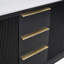 Ensemble de meuble-lavabo double 60 po avec plateau en pierre blanche Organnice