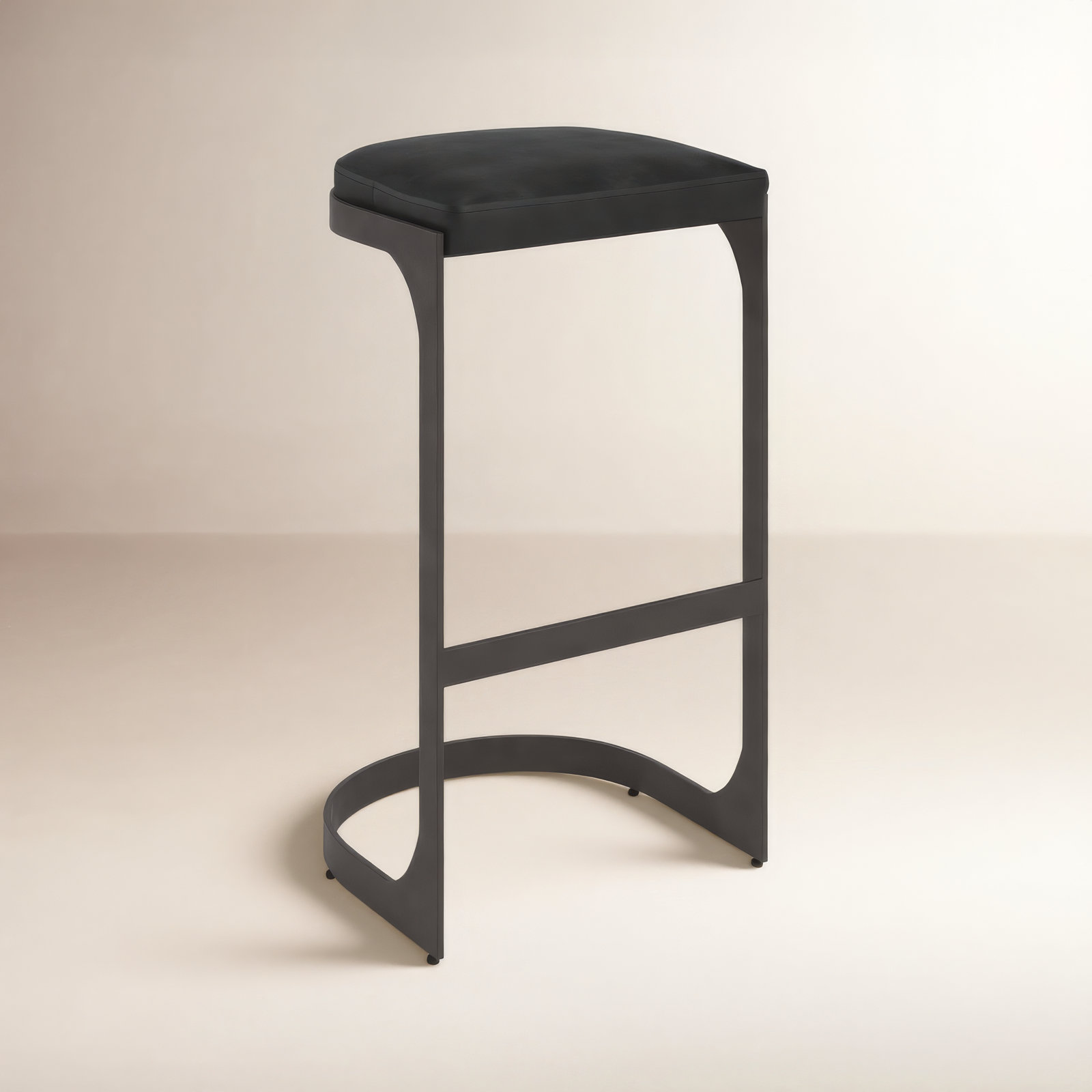 Bellesa Counter & Bar Stool, Black, Bar Stool (31.5” Seat Height)