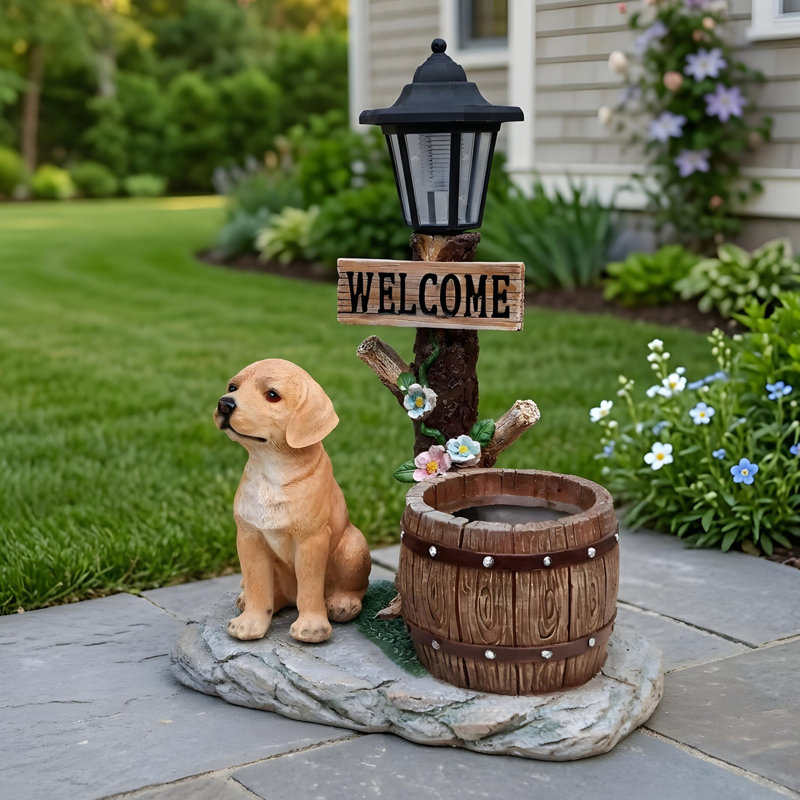 Statue de jardin Labrador
