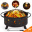 Bulle Round Iron Wood Burning Fire Pit