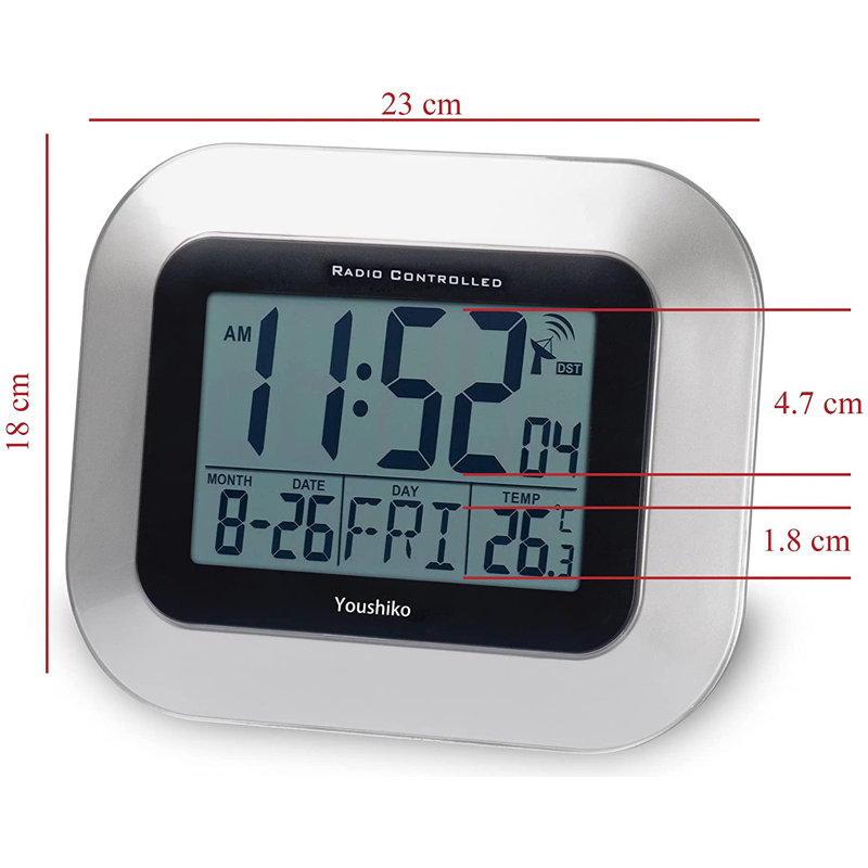 Wall Clock, Silver
