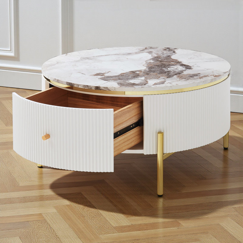 Table basse Sapienza, Blanc