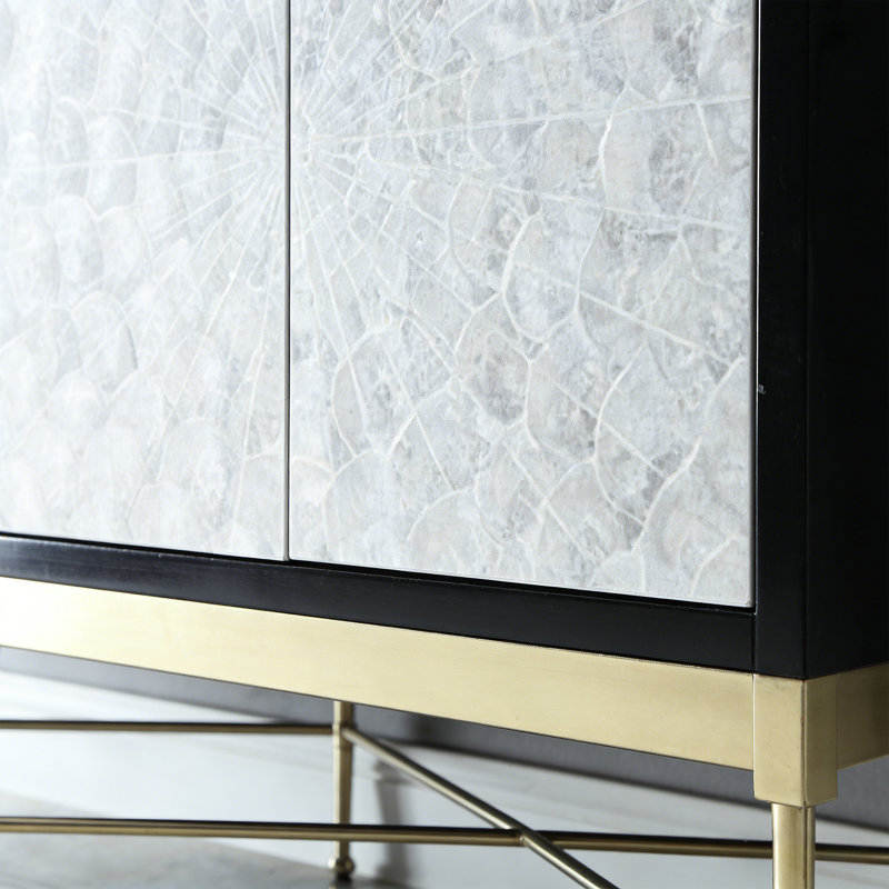 Postmodern Luxury-Style Lacquered Buffet Table