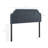 Magnolia Upholstered Fabric King Size Headboard In Slate Blue-174843657-174843659