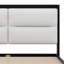 Lit plateforme avec tête de lit tapissier en velours, lit de style Mid-Century moderne avec structure en bois massif-1154945810-1154945805