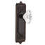 Egg & Dart Plate with Chateau Door Knob-1266803147