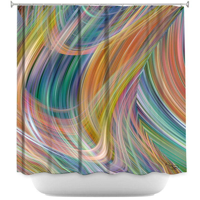 Abstract Shower Curtain