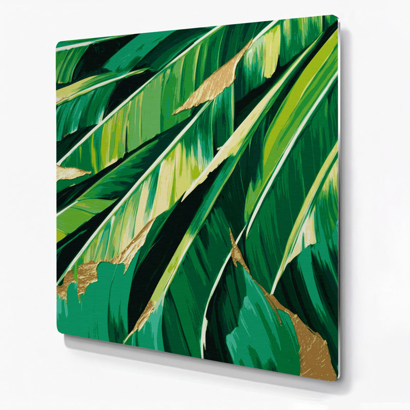 Art mural en métal hawaïen, H 16 po x l 16 po