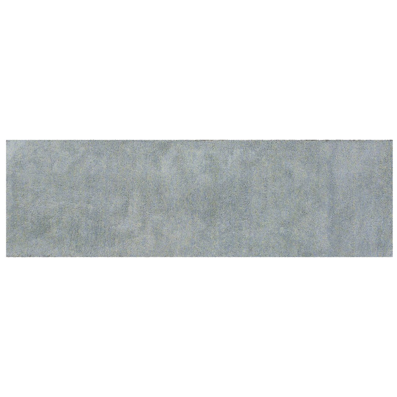 Tapis d'intérieur à poil long bleu Veather