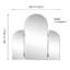 Miroir de salle de bain Arjen 3 voies l 28 po x H 28 po-661045341