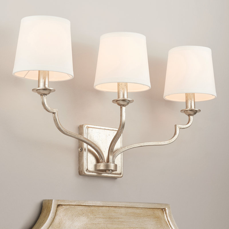 Éclairage pour salle de bain à intensité variable 3 lumières Bathild