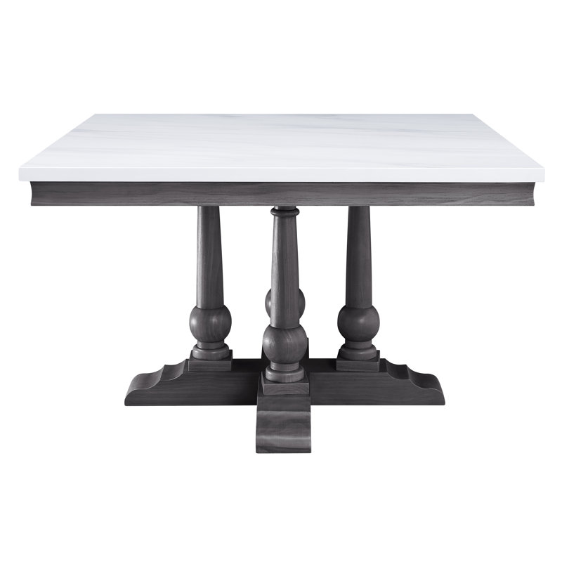 Edwardsville Faux Marble Top Dining Table
