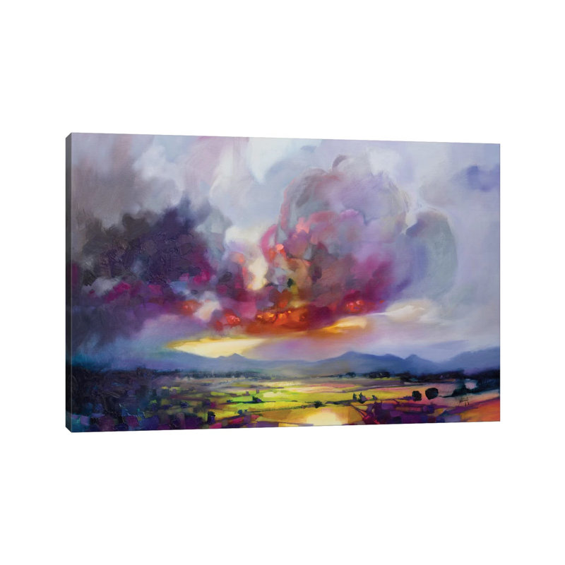 Bulk Modulus by Scott Naismith - Wrapped Canvas Painting, 30.48 cm H x 45.72 cm W