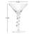 Twisted Stem Martini Glasses