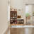 Versatile Shoe Storage Cabinet with Bench and Adjustable Compartments for Entryways-1762236716