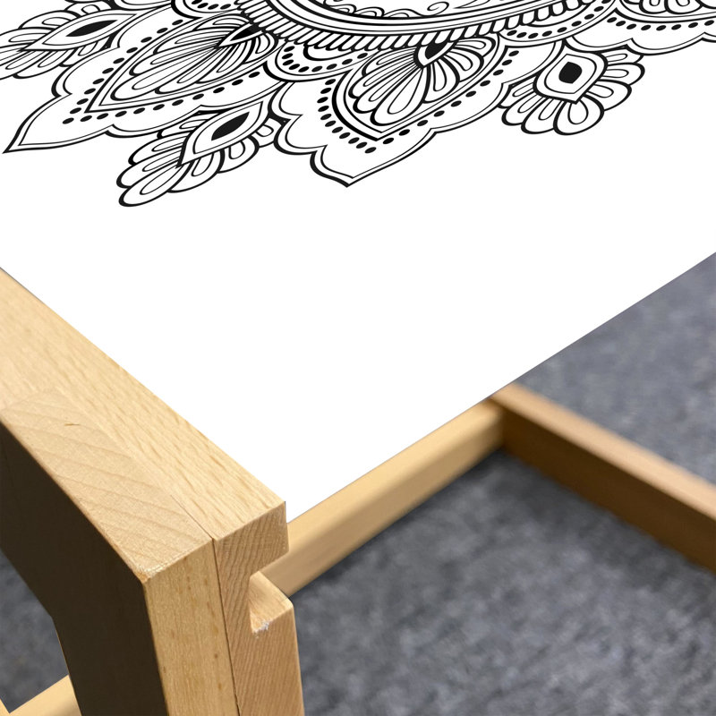 Jakiel Sled Coffee Table, 62cm H x 74cm W x 40cm D
