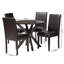 Ensemble repas pour quatre personnes