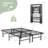 Alwyn Home 14'''' Twin Size Metal Platform Bed Foldable Mattress Foundation Tool-free Assembly-2143201671
