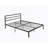 Metal Bed Frame with Headboard-1767916709