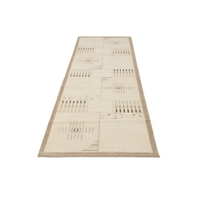Tapis de couloir beige clair Iniguez