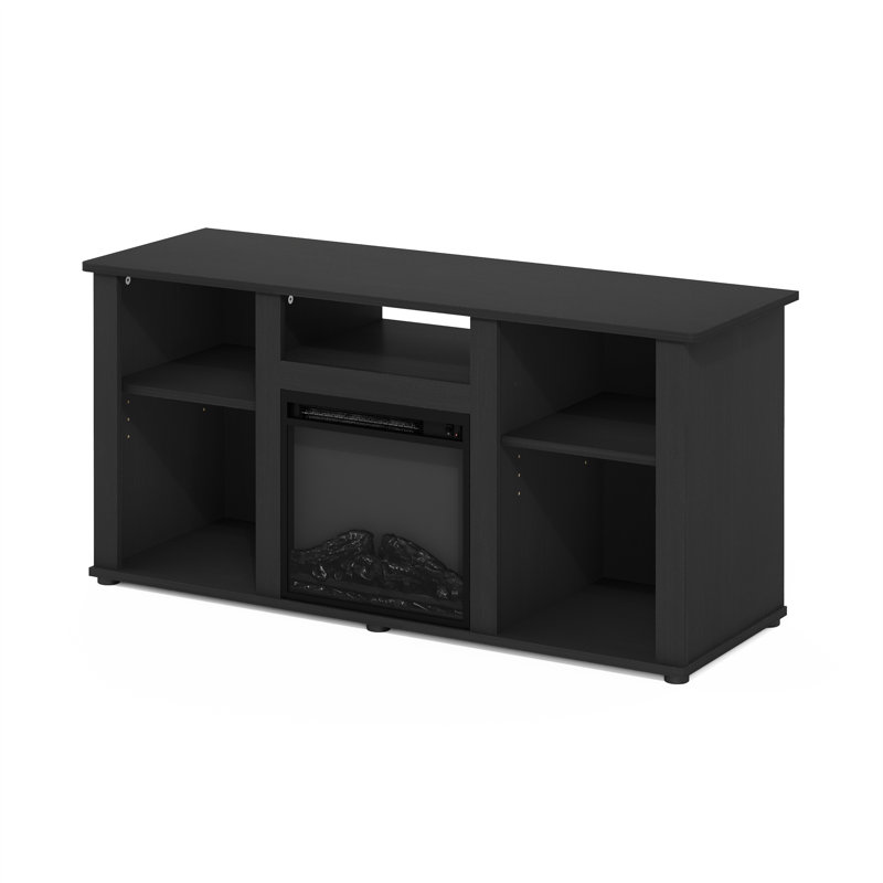 Crédence de rangement avec foyer électrique Beitske, Americano