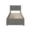 Lit plateforme avec rangement en bois massif Arrianne-1784472222