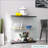 Two-door Glass Display Cabinet 2 Shelves with Door, Floor Standing Curio Bookshelf-825025490