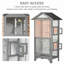 Cage à oiseaux en bois 60 po-1125950687