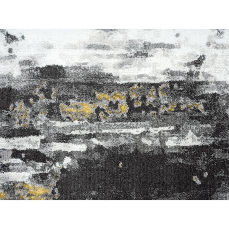 Tapis abstrait gris, Rectangle 4 pi x 6 pi