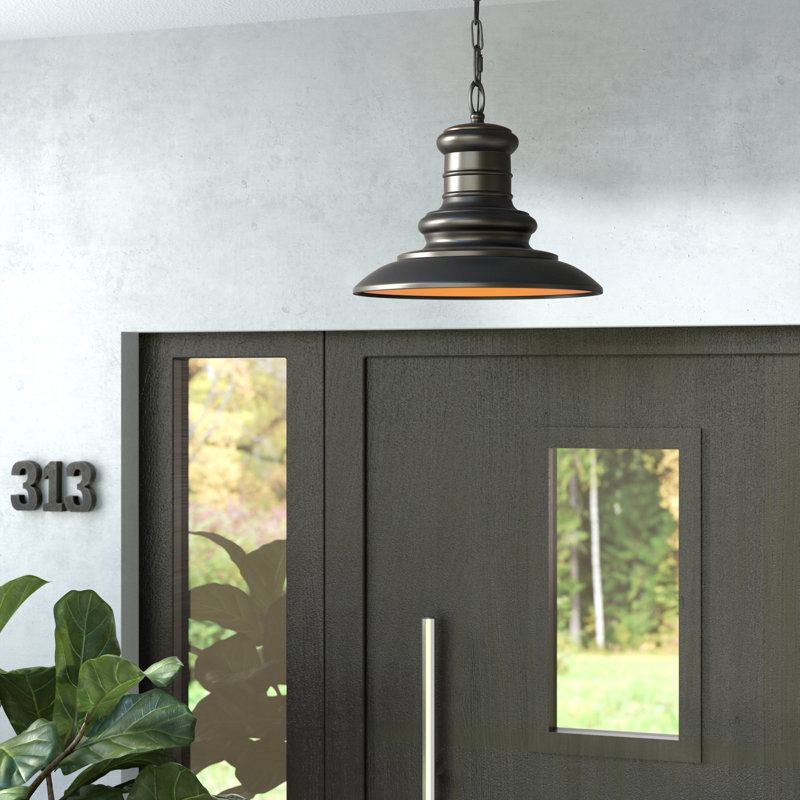Redding Station Pendant from Generation Lighting , Textured Black