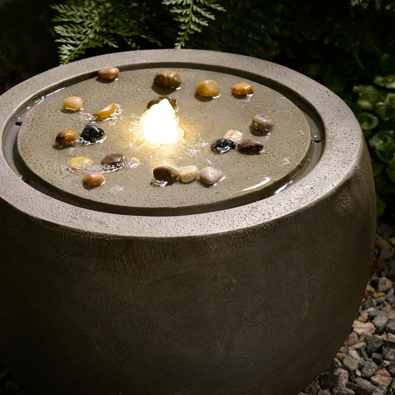 Fountain with Lights