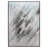 Abstract Canvas, Gray On Black Frame, Rectangle