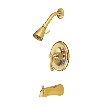 Royal Trim Kit with French Lever Handles, Polished Brass