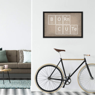 «Born Cute», reproduction d'art textuel