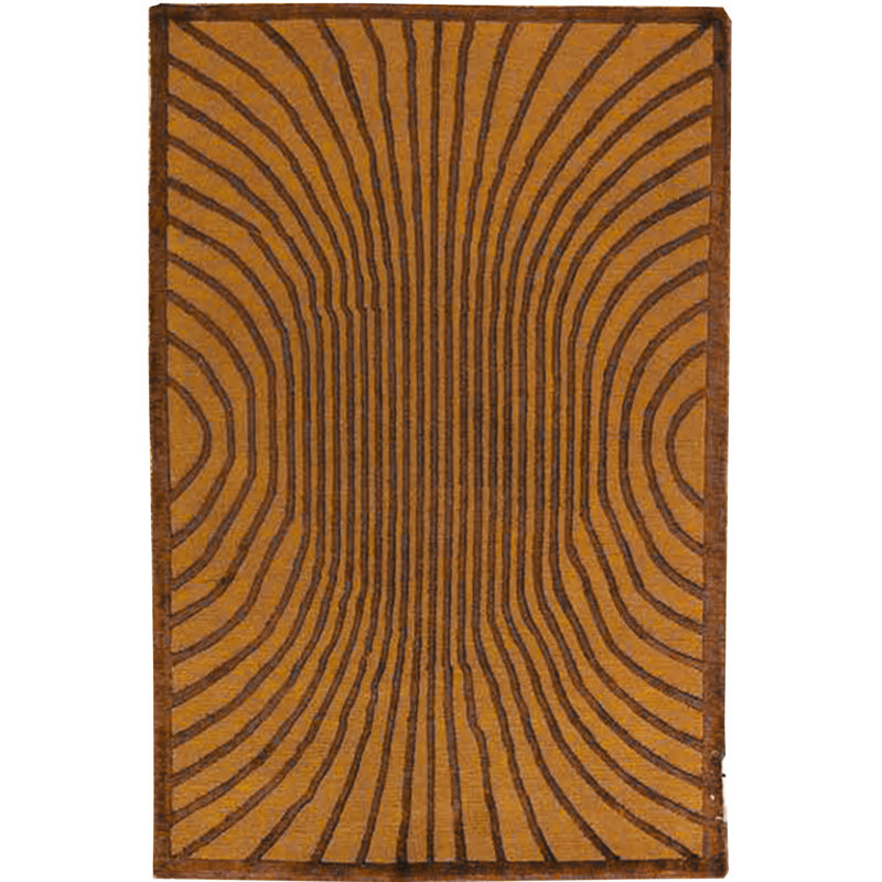 Tapis brun de haute qualité noué à la main
