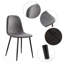 Psomas 47cm H Velvet Upholstered Metal Side Chair-1706478025