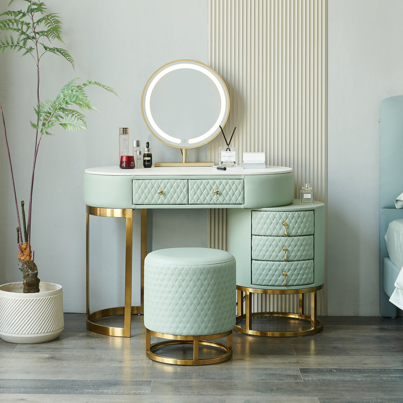 Coiffeuse Amnon, Vert